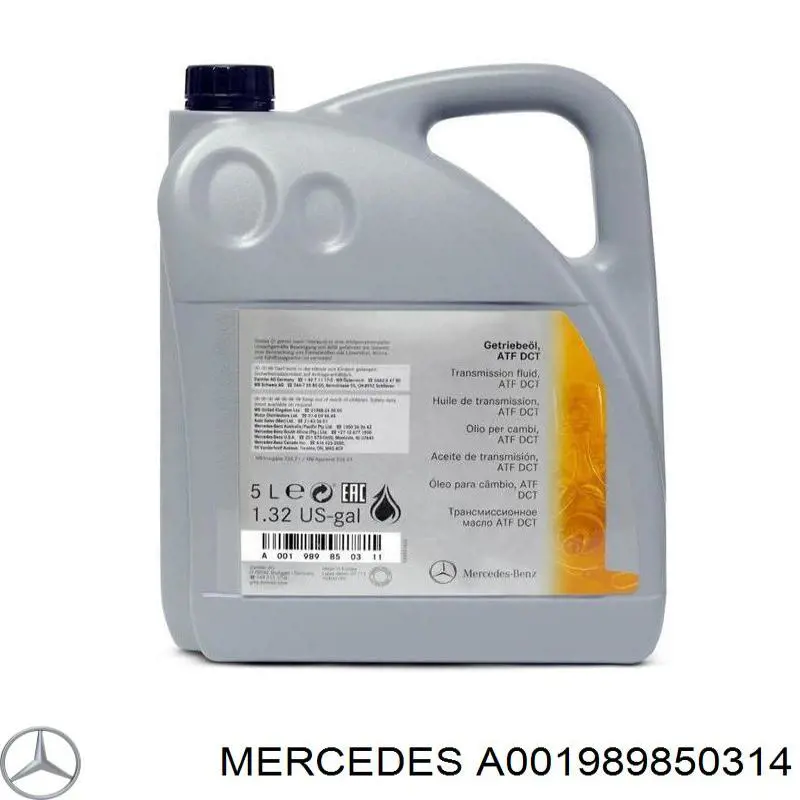 A001989850314 Mercedes aceite transmisión