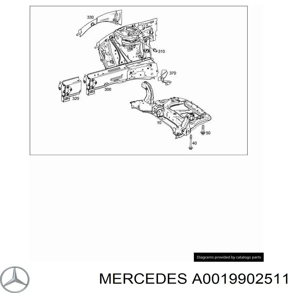 A0019902511 Mercedes 