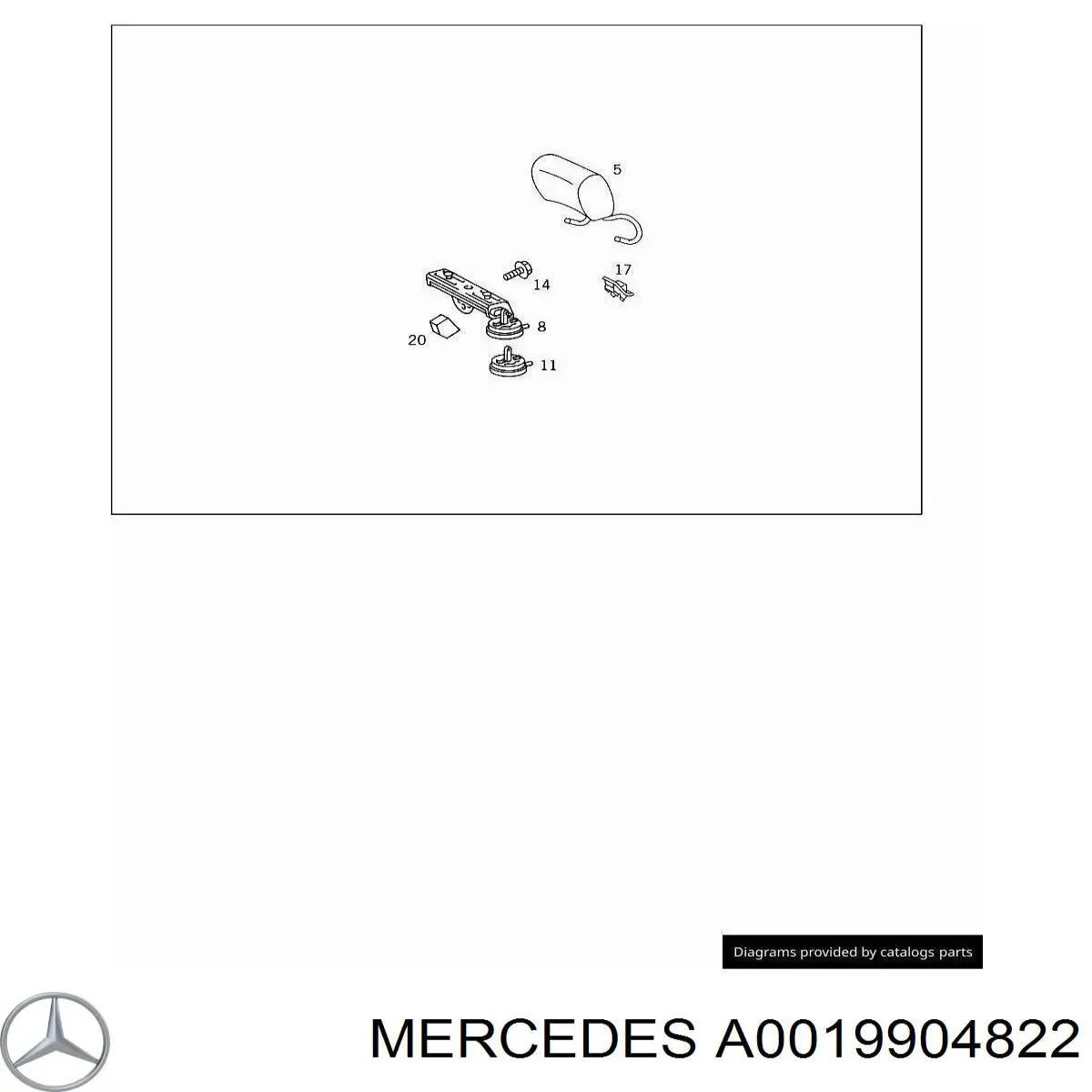 A0019904822 Mercedes 