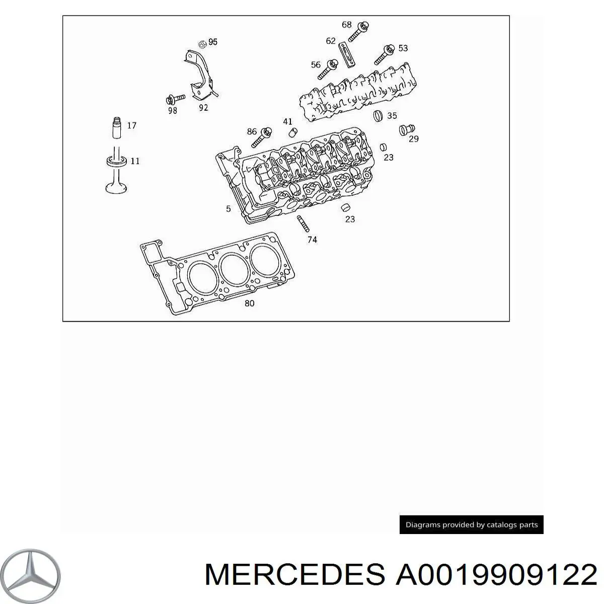  Perno De Tapa Valvula De Culata para Mercedes C W203