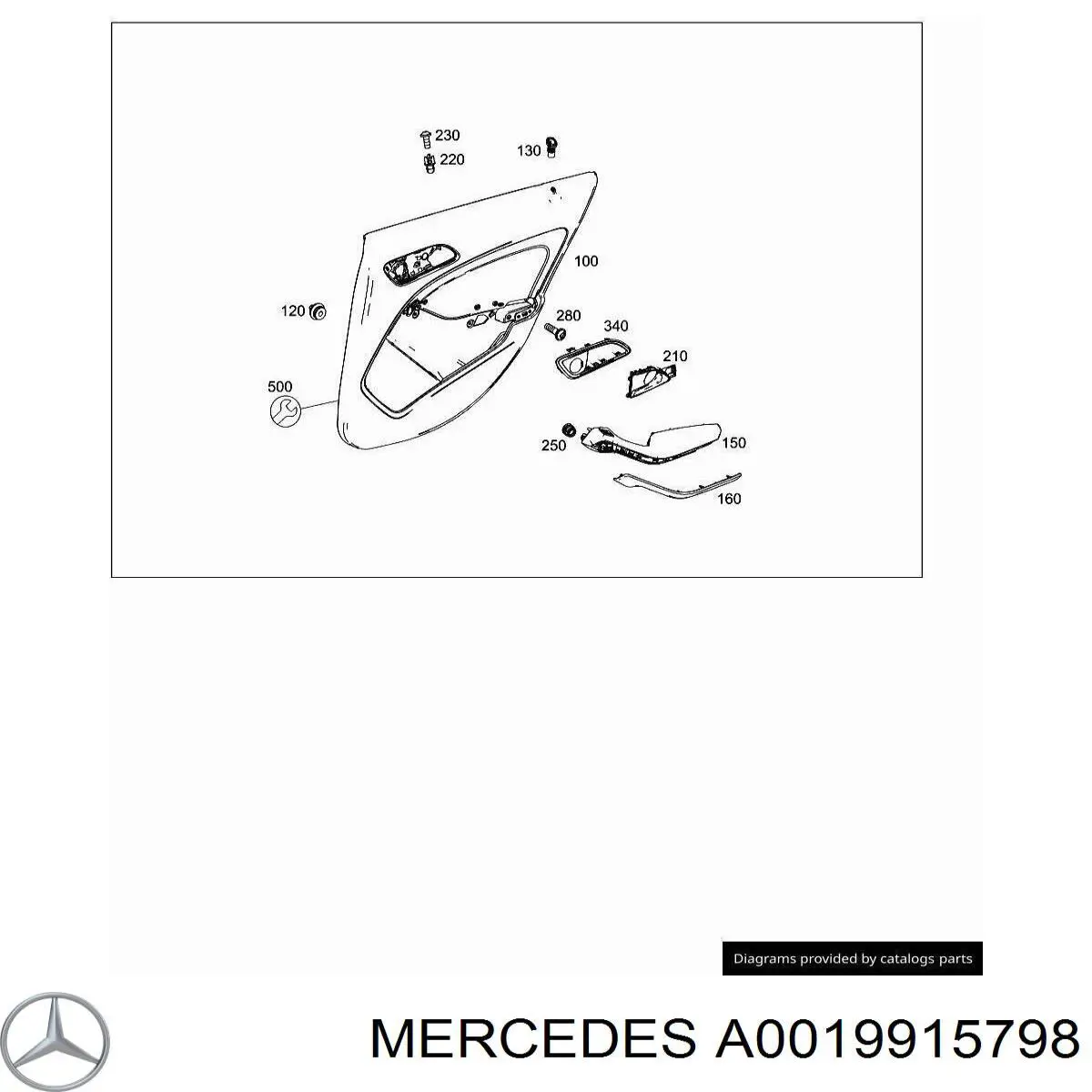 A0019915798 Mercedes 