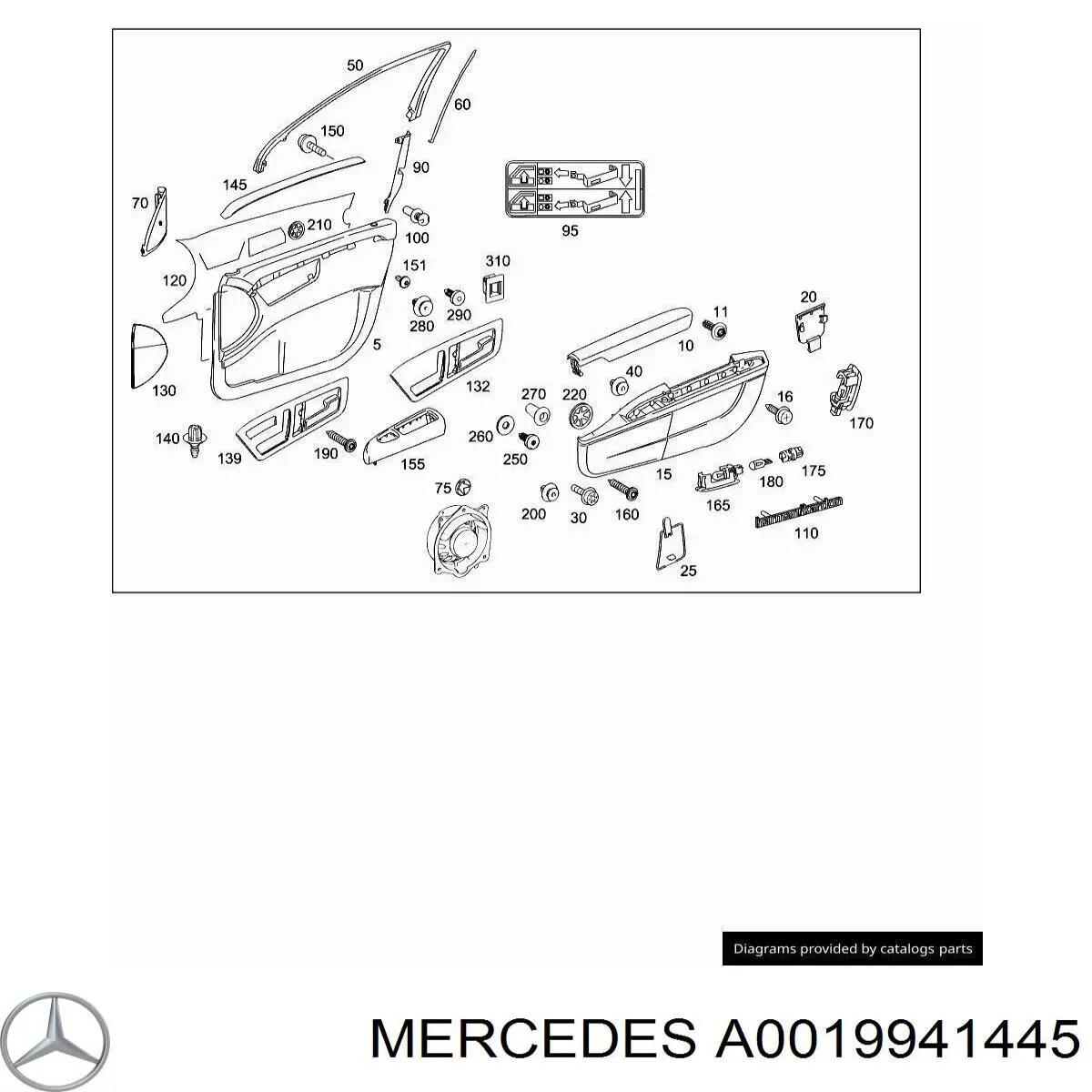 A0019941445 Mercedes 