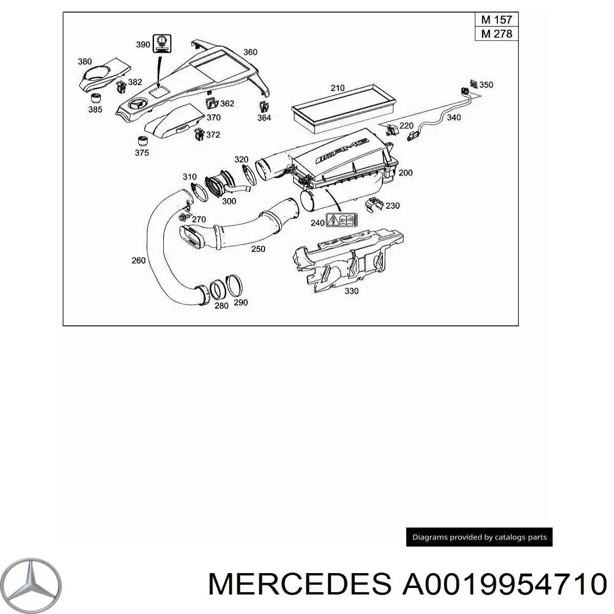 A0019954710 Mercedes 