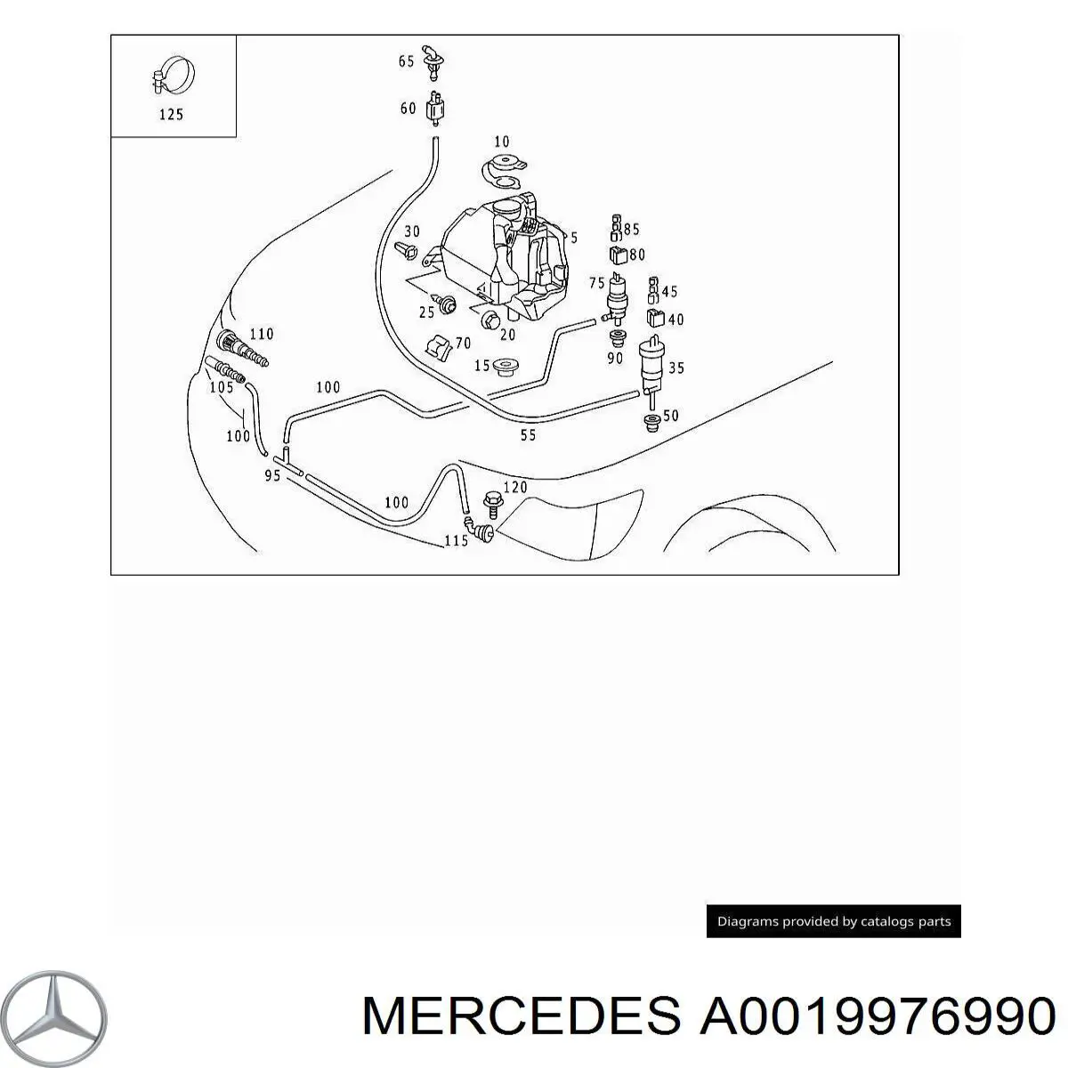 A0019976990 Mercedes 