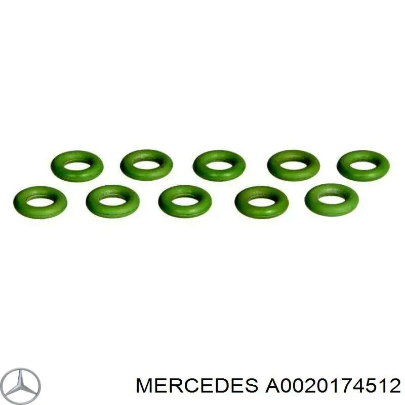 A0020174512 Mercedes pulverizador inyector