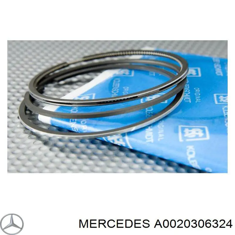 A0020306324 Mercedes juego de aros de pistón para 1 cilindro, std