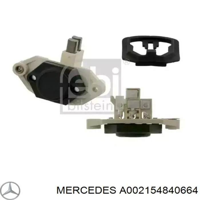 A002154840664 Mercedes regulador de rele del generador (rele de carga)