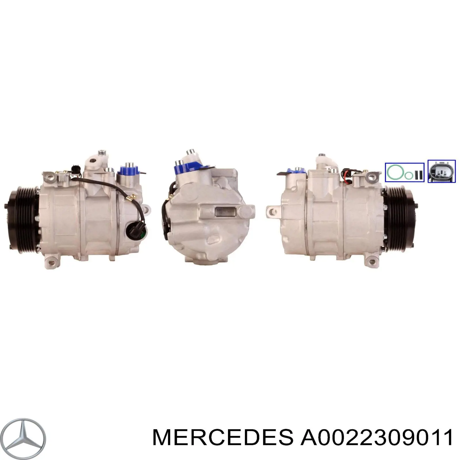 A0022309011 Mercedes compresor de aire acondicionado