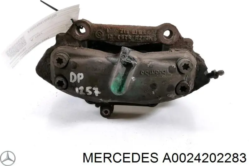 A0024202283 Mercedes pinza de freno delantera derecha