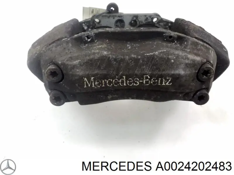 A0024202483 Mercedes pinza de freno delantera derecha