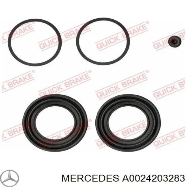 A002420328380 Mercedes pinza de freno trasera izquierda