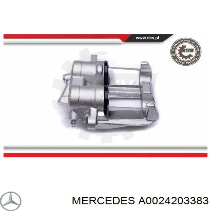 A002420338380 Mercedes pinza de freno trasero derecho