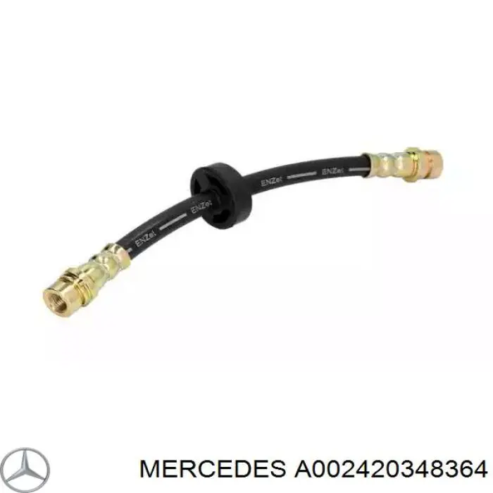 A002420348364 Mercedes pinza de freno trasera izquierda