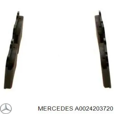 A0024203720 Mercedes pastillas de freno delanteras