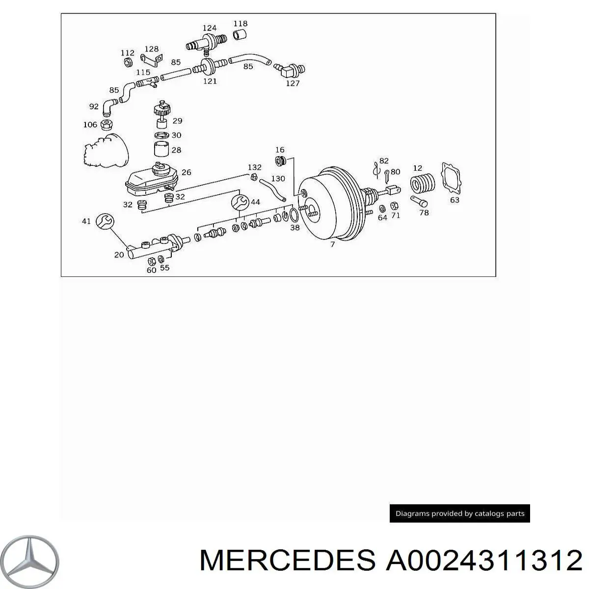 A0024311312 Mercedes 