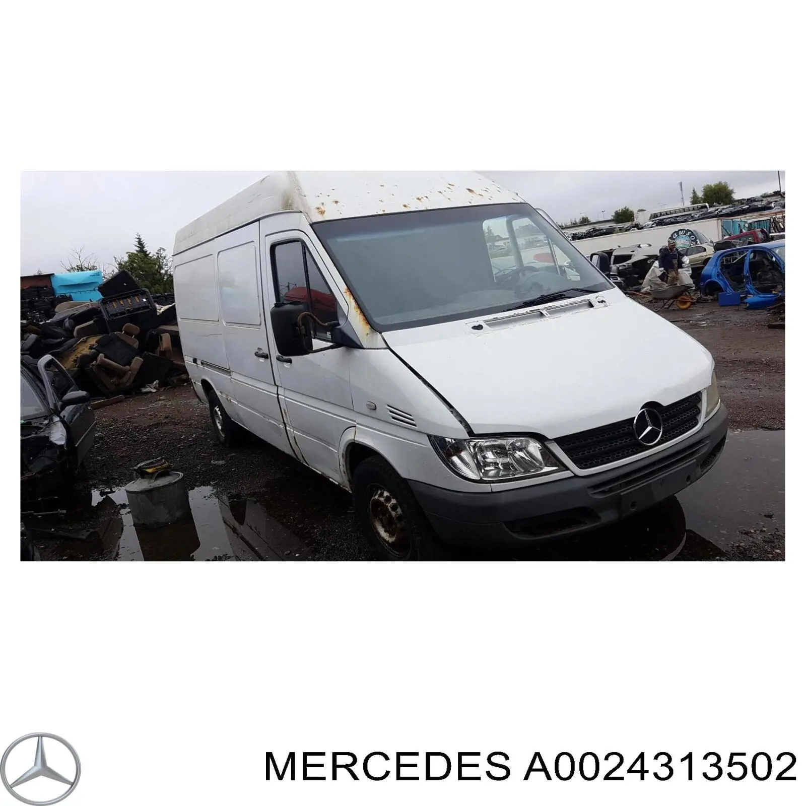 0024313502 Mercedes depósito de líquido de frenos, lindro de freno principal