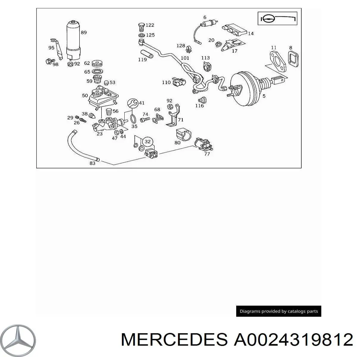 0265217003 Mercedes módulo hidráulico abs