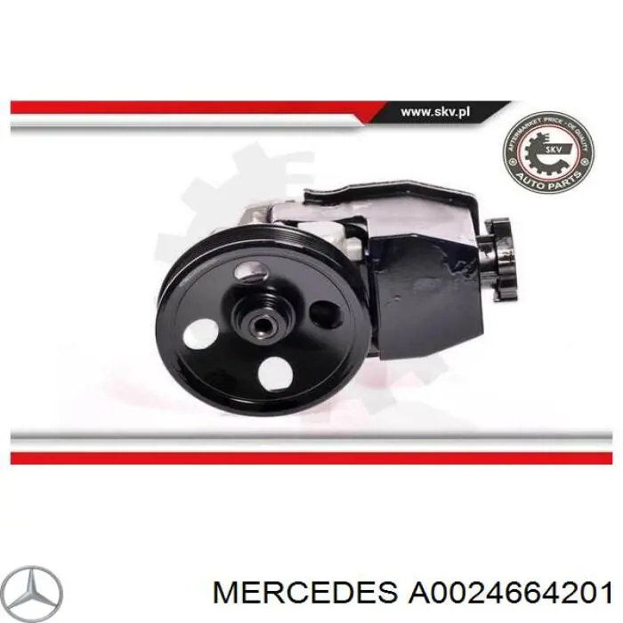 A0024664201 Mercedes bomba hidráulica de dirección