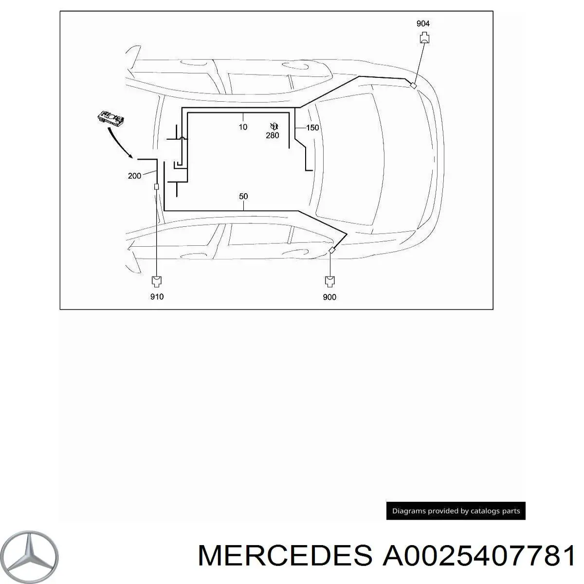 A0025407781 Mercedes 