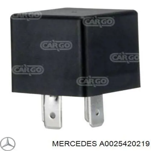 A0025420219 Mercedes rele de bomba electrica