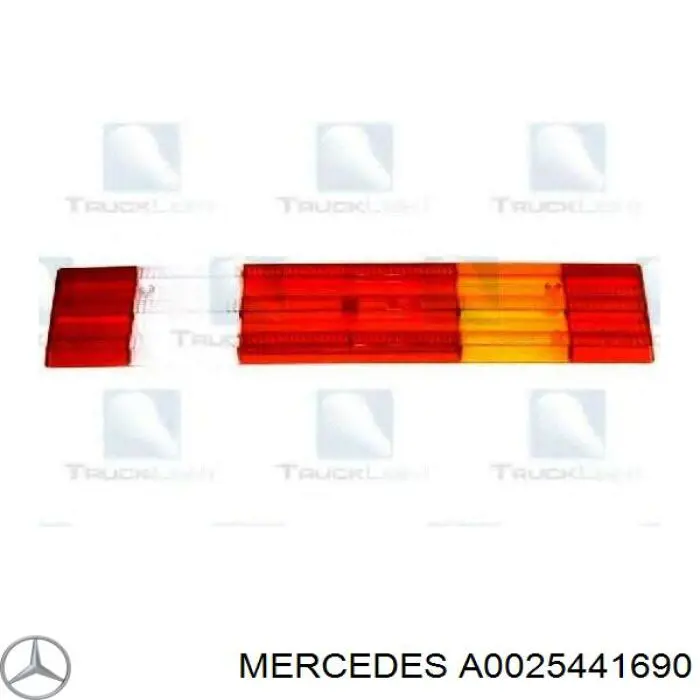 A0025441690 Mercedes cristal de piloto posterior derecho