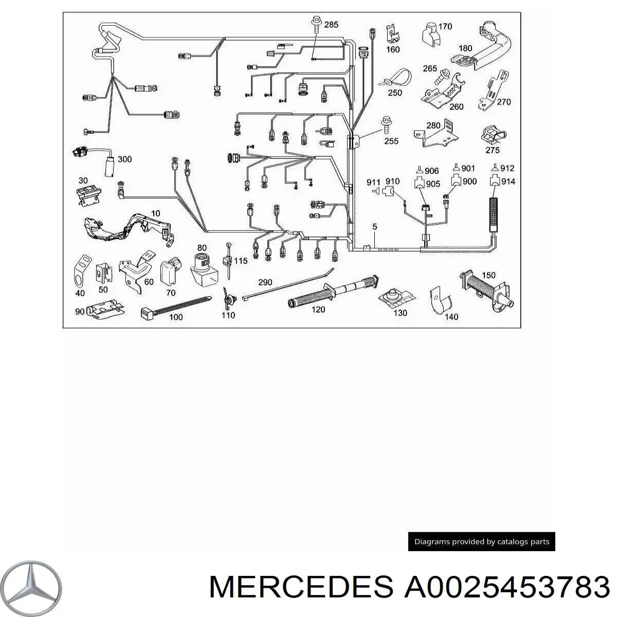 A0025453783 Mercedes 