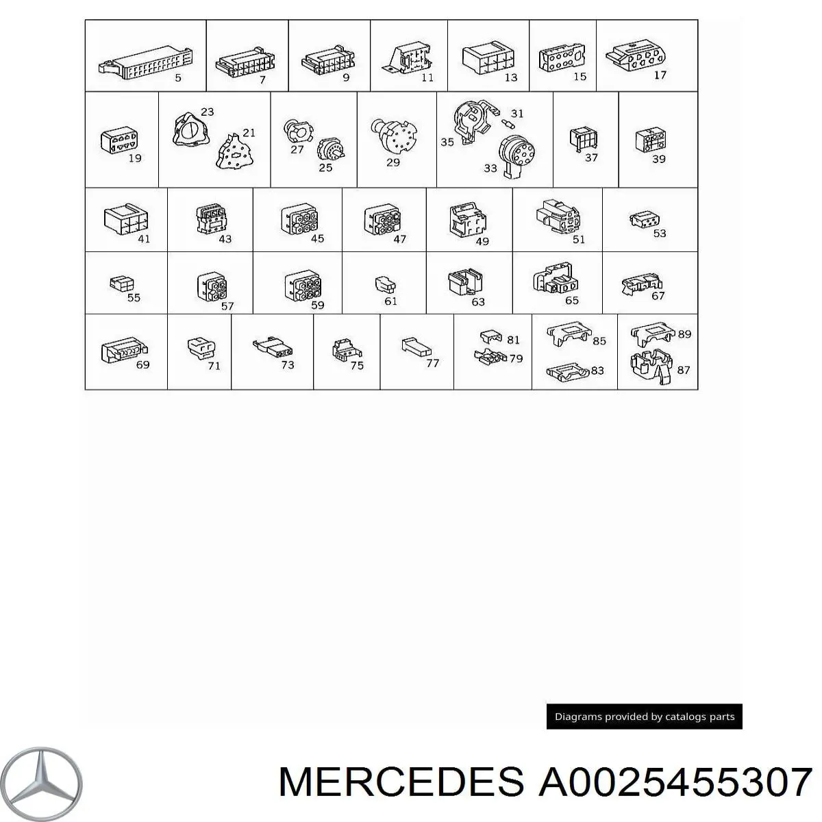 0025455307 Mercedes 