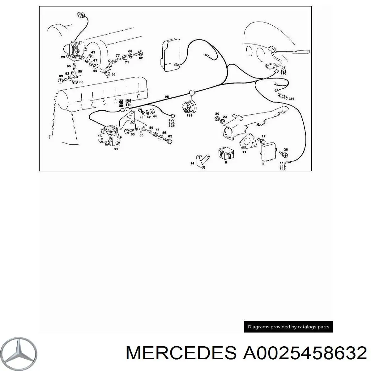 A0025458632 Mercedes 