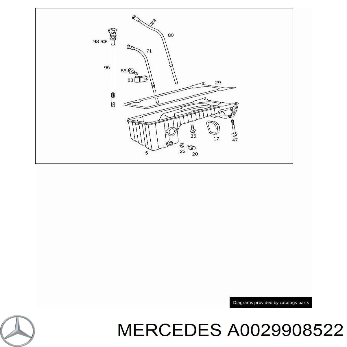  Tornnillo, cárter del motor para Mercedes Sprinter 907