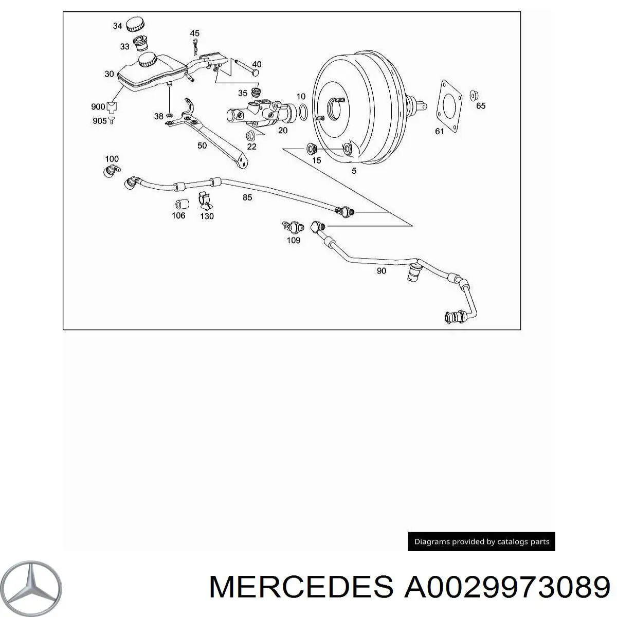 A0029973089 Mercedes 