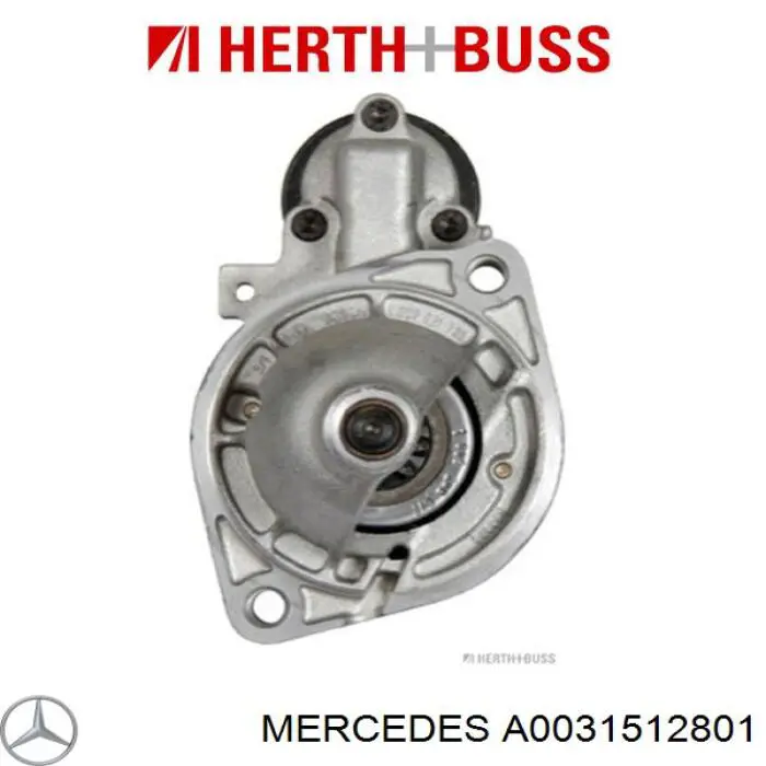 A0031512801 Mercedes motor de arranque