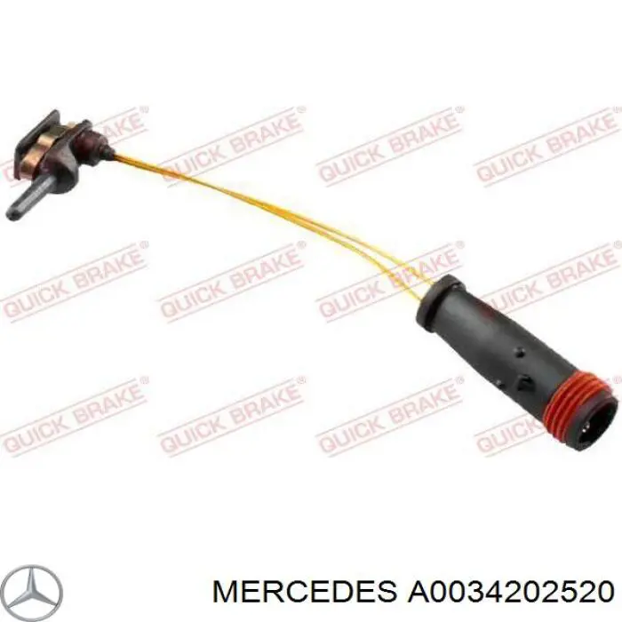 A0034202520 Mercedes pastillas de freno delanteras