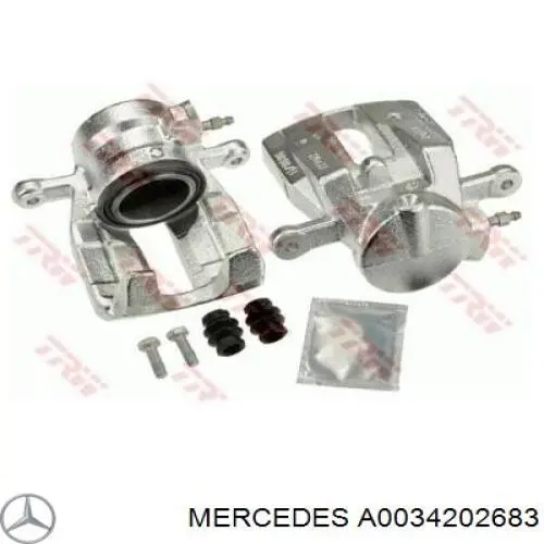 0034202683 Mercedes pinza de freno delantera derecha