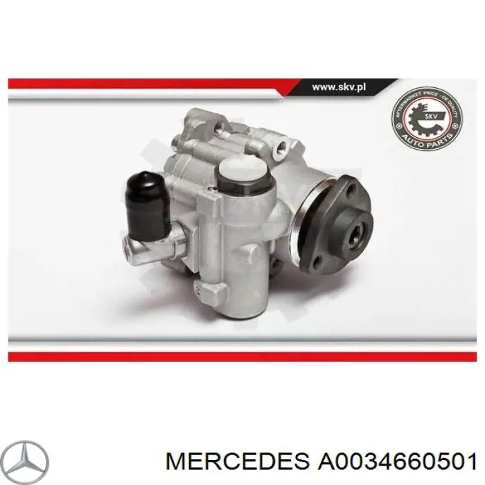 A0034660501 Mercedes bomba hidráulica de dirección