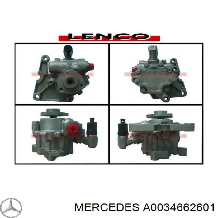 0034662601 Mercedes bomba hidráulica de dirección