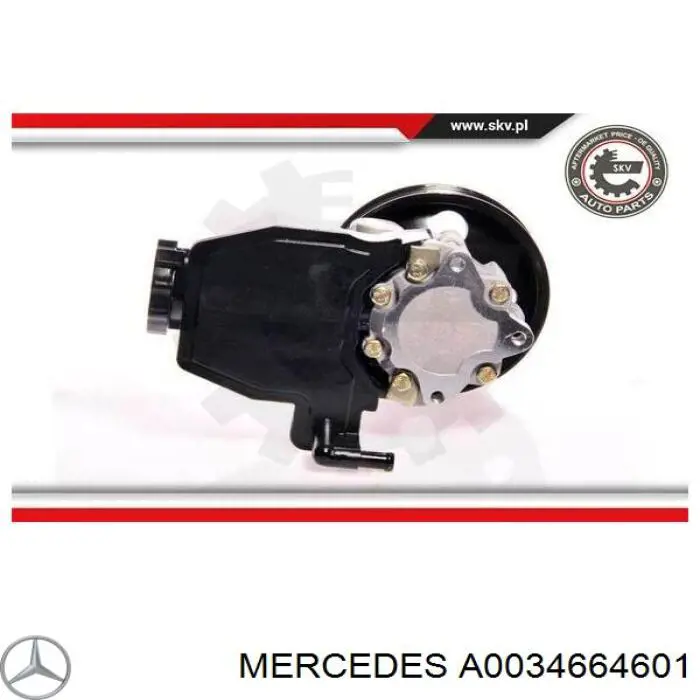 A0034664601 Mercedes bomba hidráulica de dirección