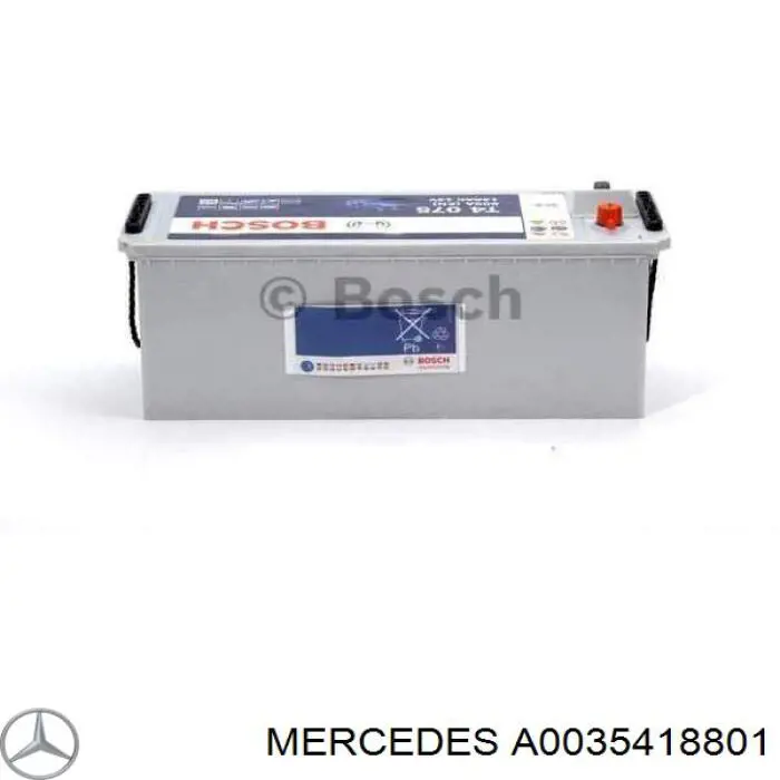 A0035418801 Mercedes batería de arranque