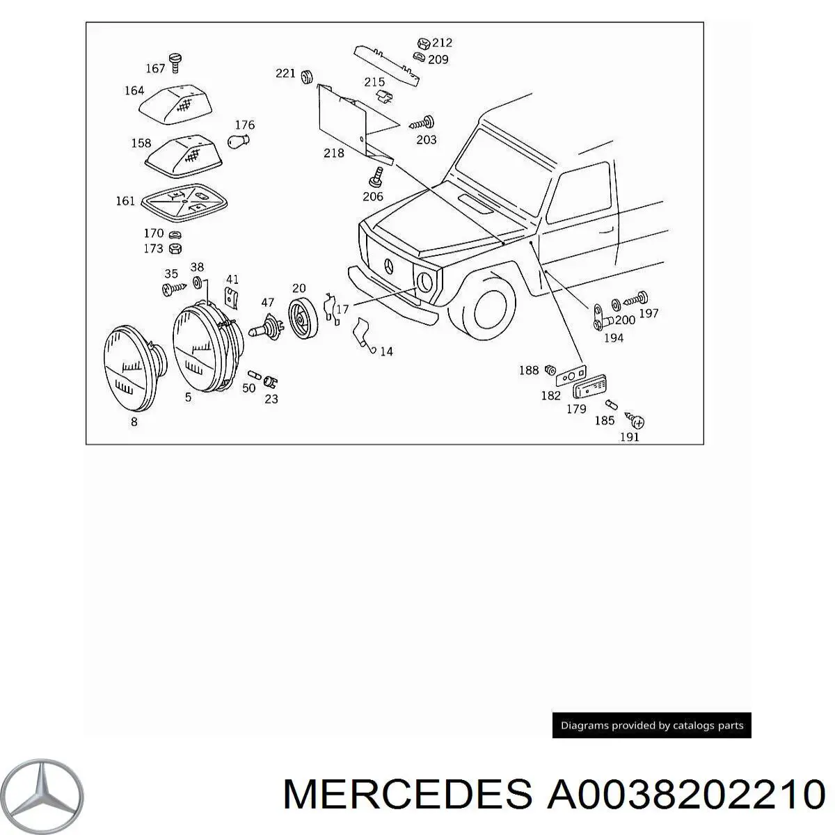 A0038202210 Mercedes 