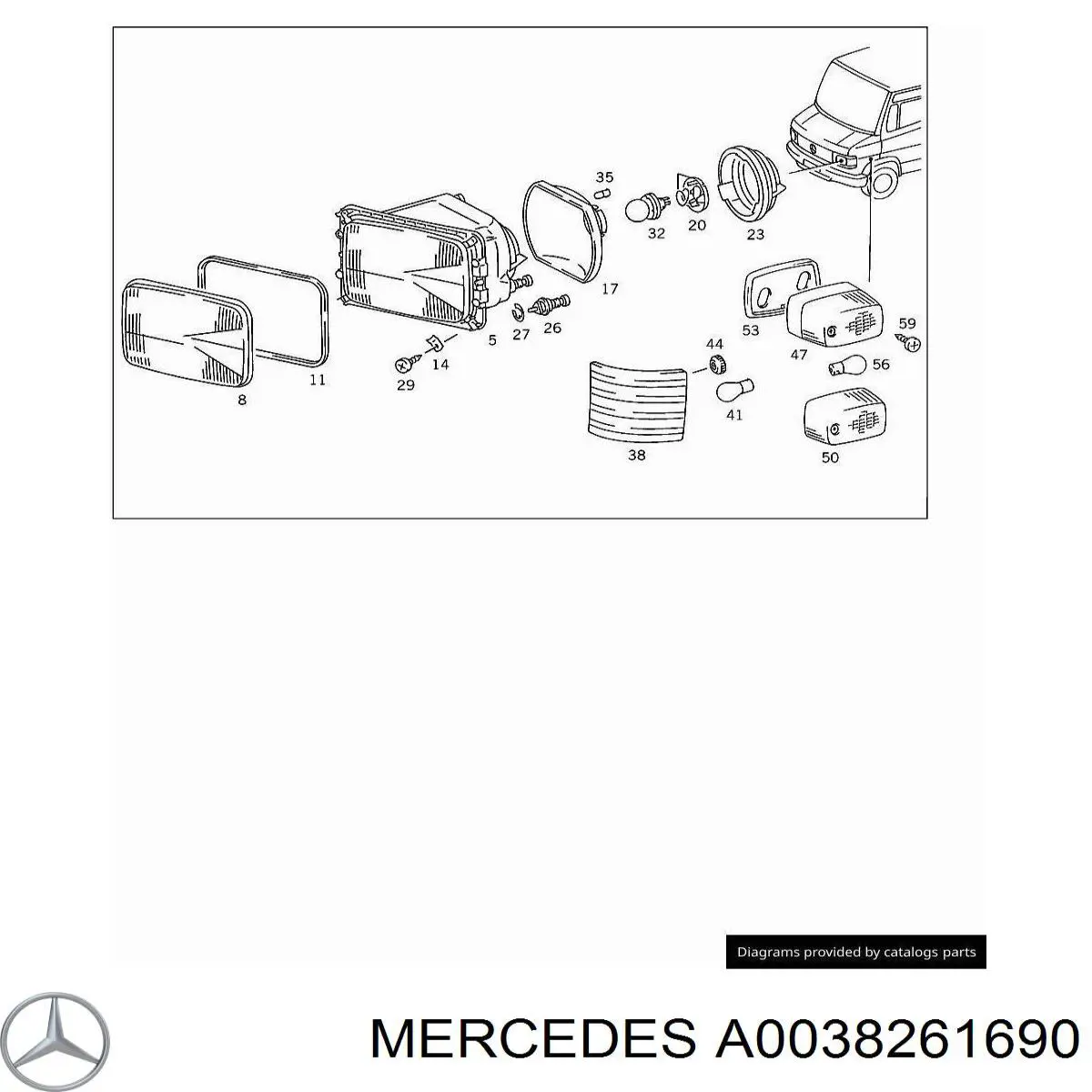 A0038261690 Mercedes 