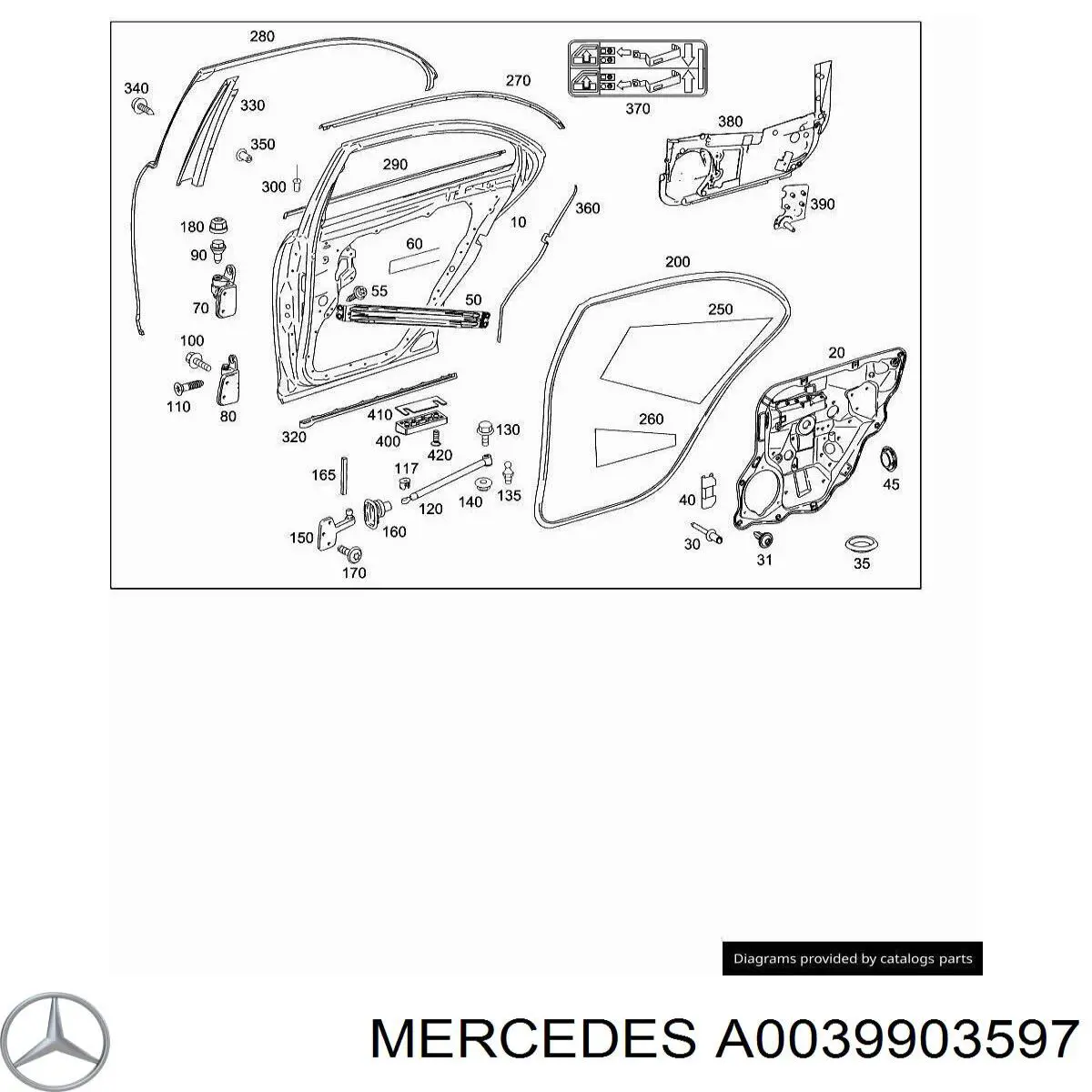 A0039903597 Mercedes 