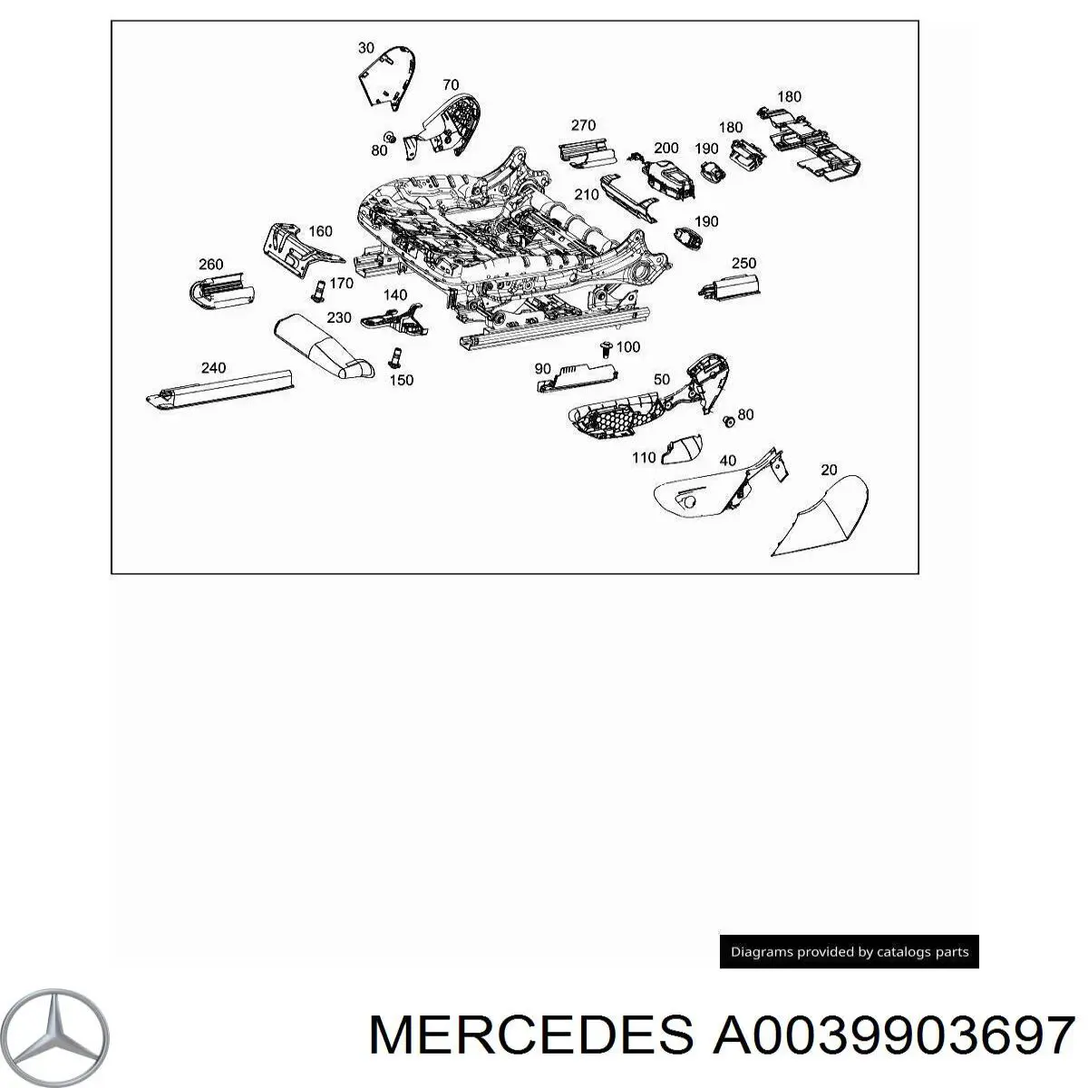 A0039903697 Mercedes 