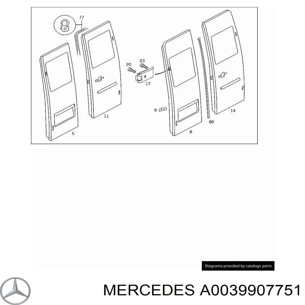 A0039907751 Mercedes 