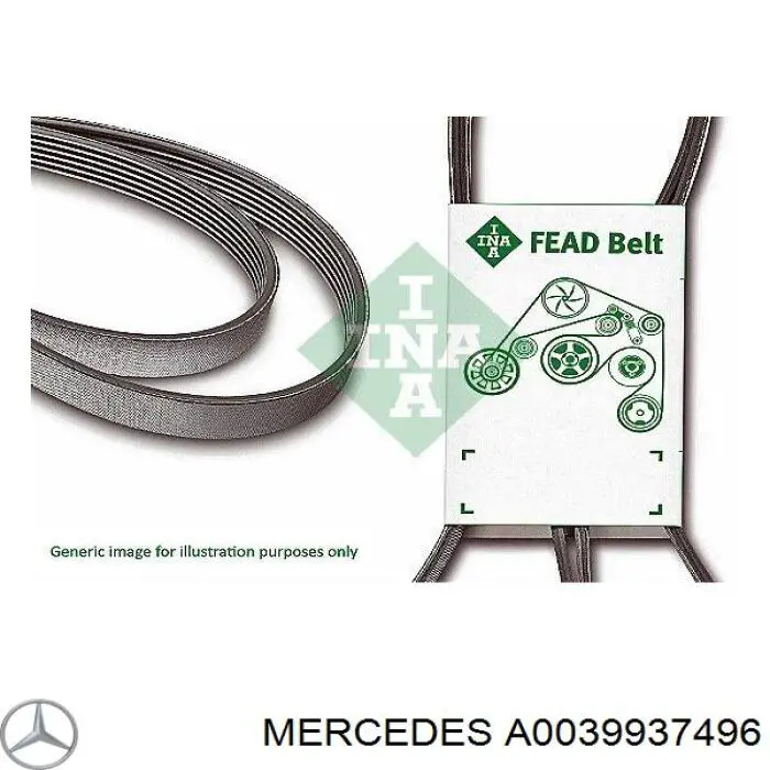 A0039937496 Mercedes kit correa de distribución