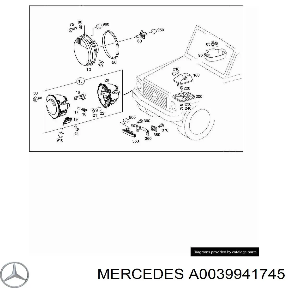 A0039941745 Mercedes 