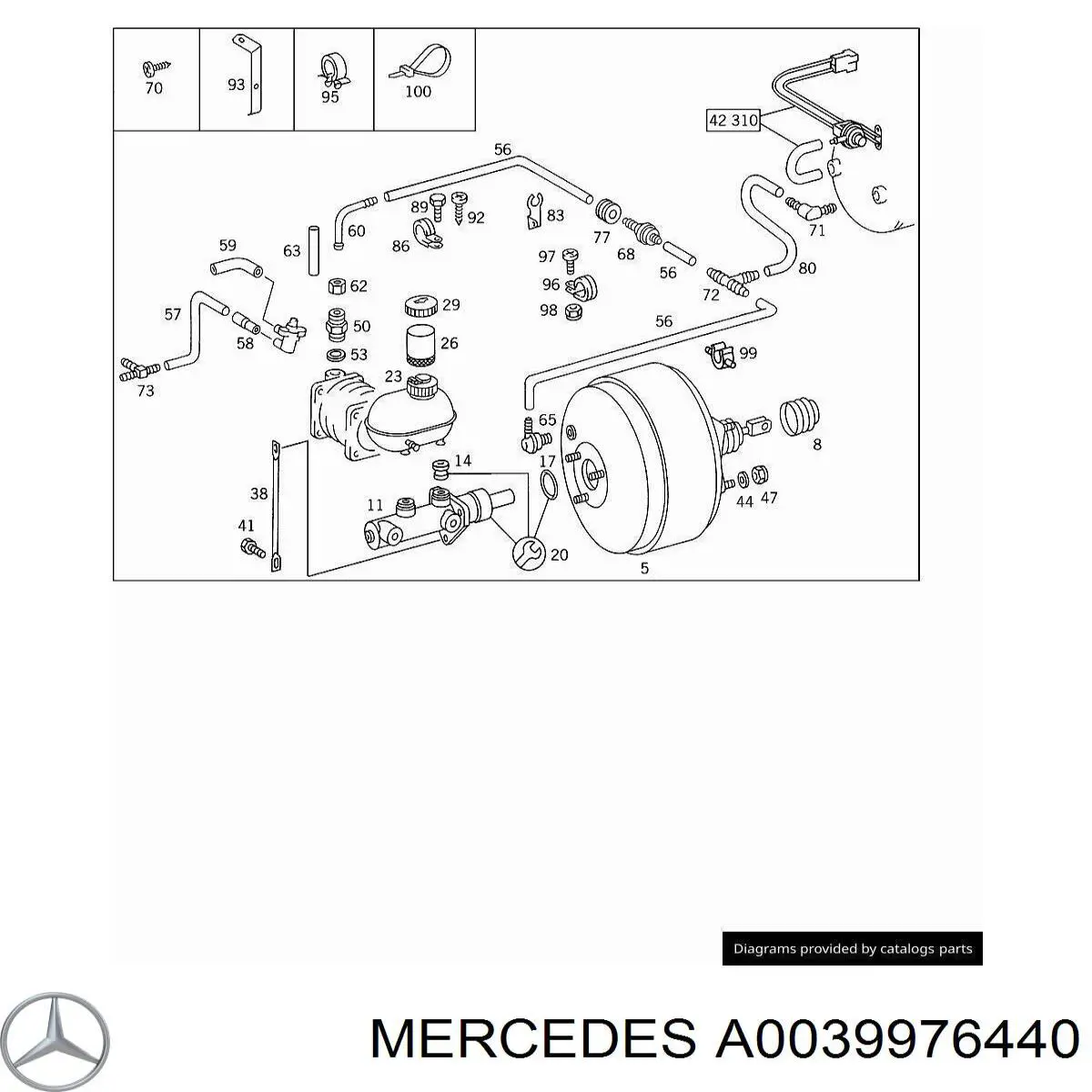 A0039976440 Mercedes 