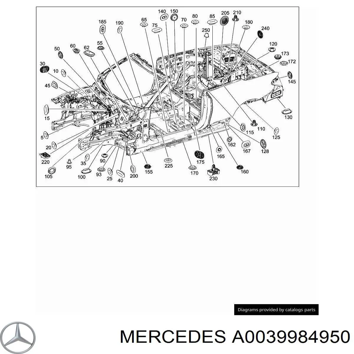 A0039984950 Mercedes 