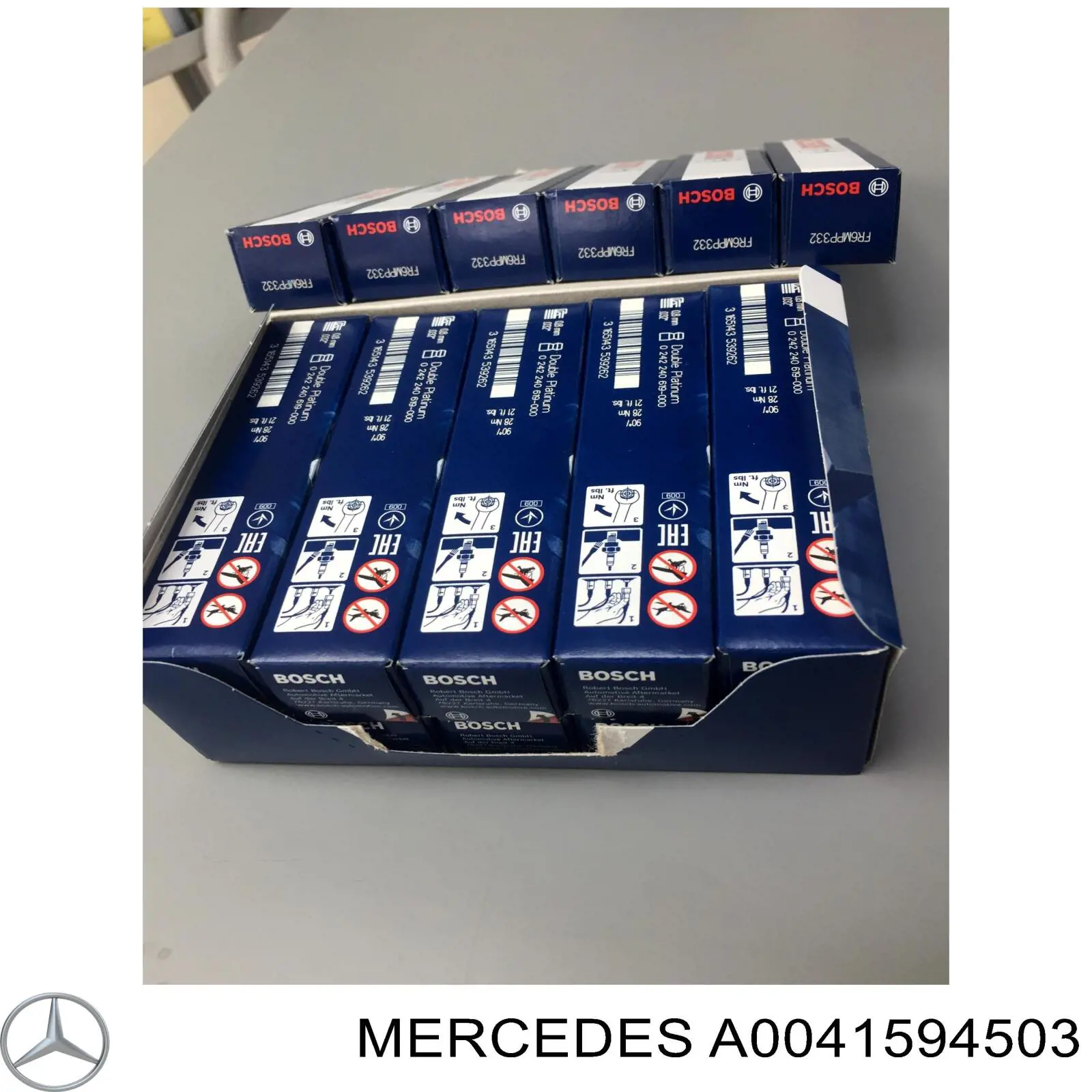 A0041594503 Mercedes bujía de encendido