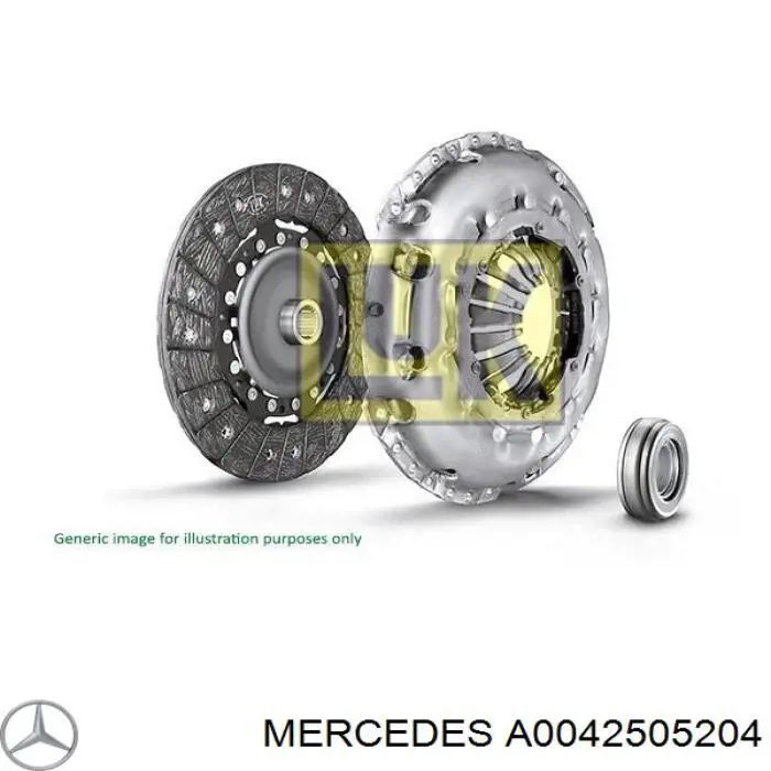 A004250520480 Mercedes plato de presión del embrague