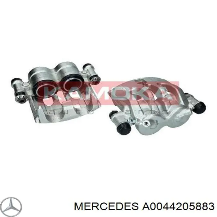 A0044205883 Mercedes pinza de freno delantera derecha