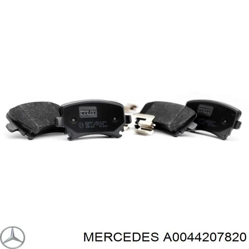 0044207820 Mercedes pastillas de freno traseras